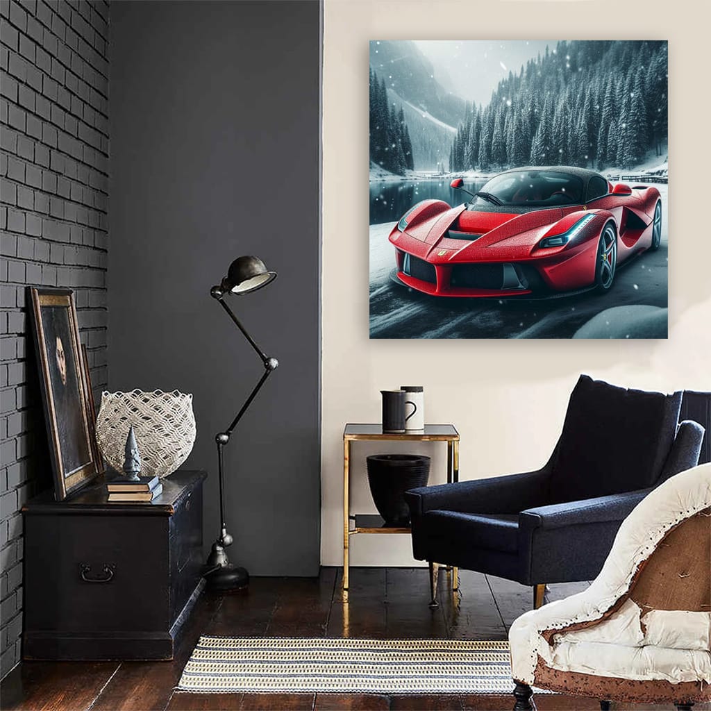 Ferrari LaFerrari Winter Wonderland: Power Meets Elegance