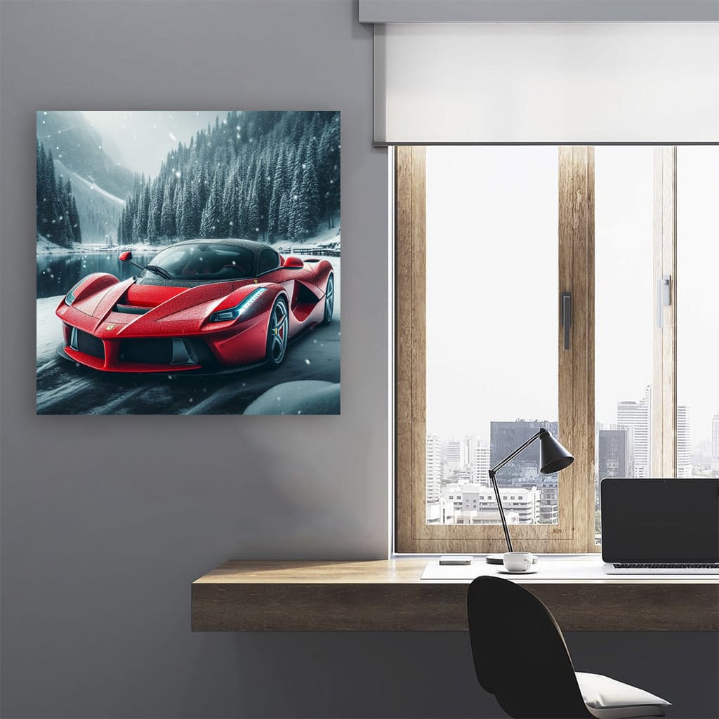 Ferrari Laferrari Wint Wall Art