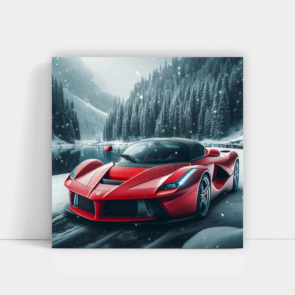 Ferrari Laferrari Wint Wall Art