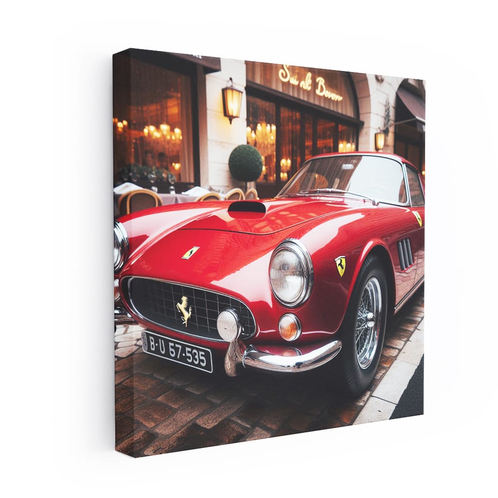 Ferrari Old Retro Ho Wall Art