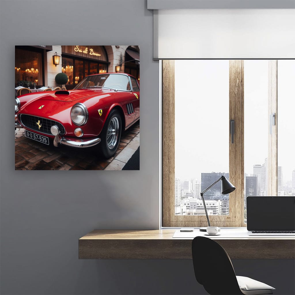 Ferrari Old Retro Ho Wall Art