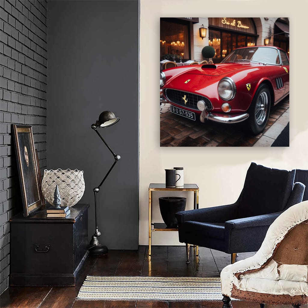 Vintage Ferrari Hood - Classic Elegance and Timeless Style