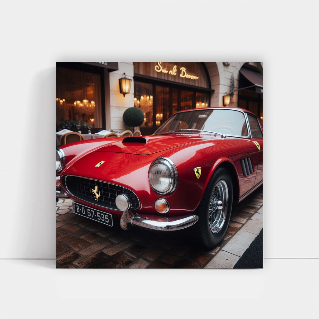Vintage Ferrari Hood - Classic Elegance and Timeless Style