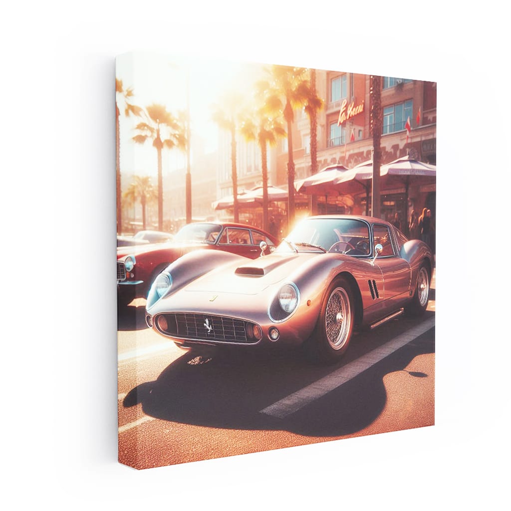 Ferrari Old Retro Sunny Weath Wall Art