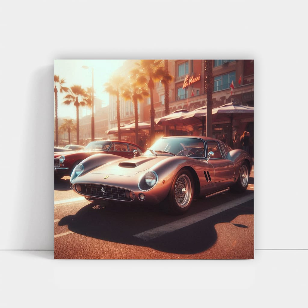 Ferrari Old Retro Sunny Weath Wall Art