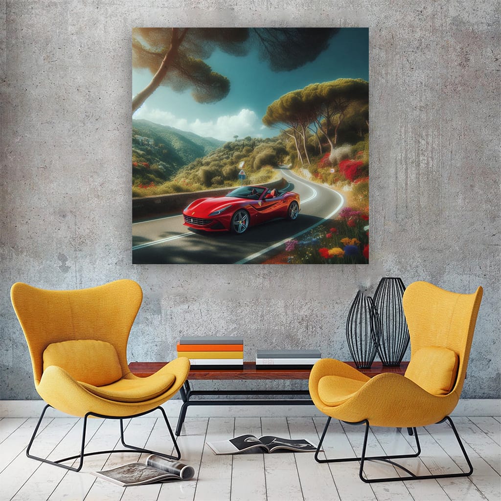 Ferrari Portofino Natu Wall Art