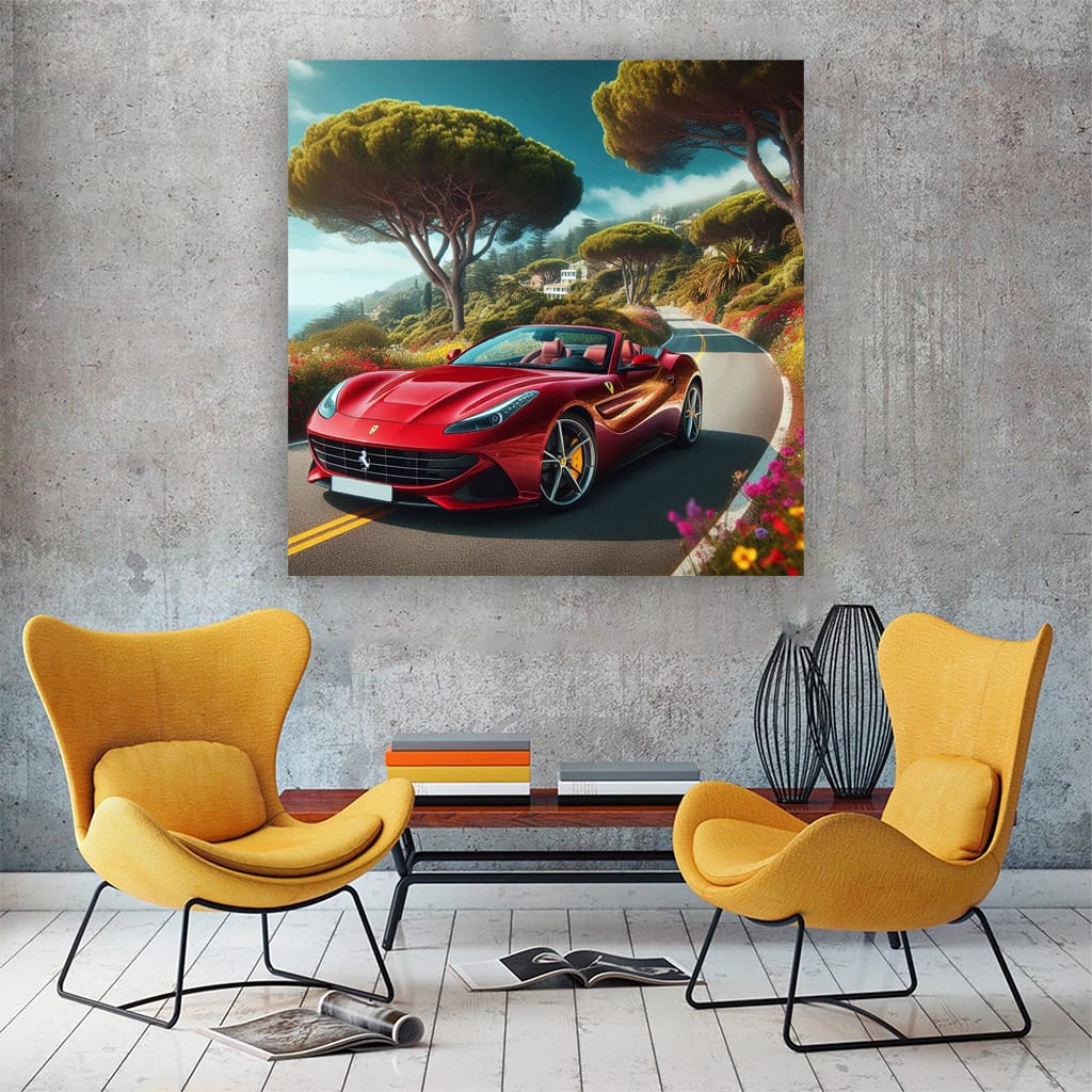 Ferrari Portofino Nature Wall Art