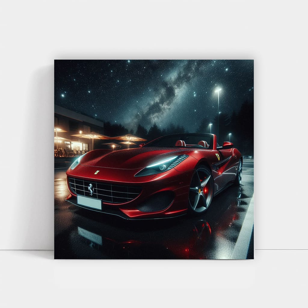 Ferrari Portofino Nig Wall Art