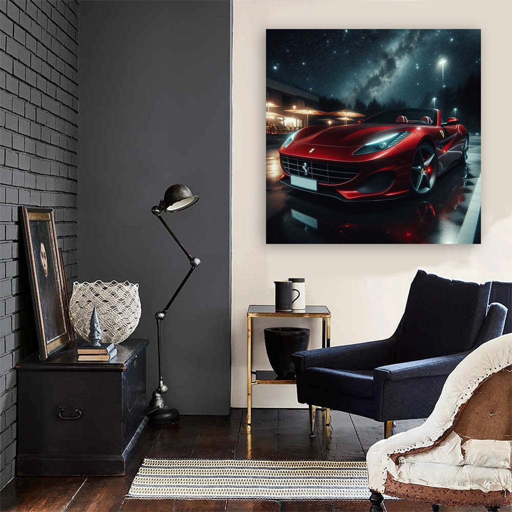 Ferrari Portofino Nig Wall Art