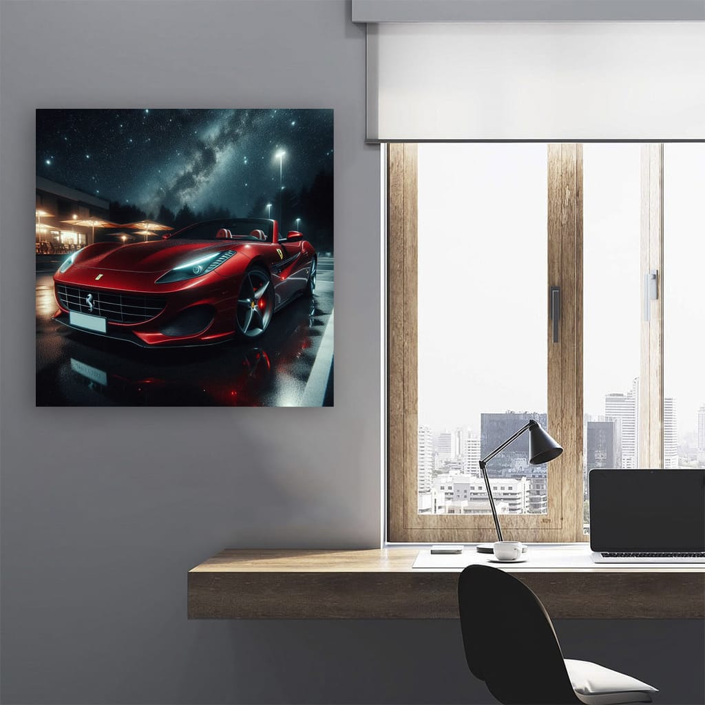 Ferrari Portofino Nig Wall Art