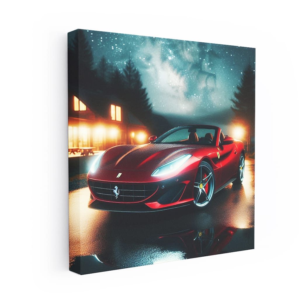 Ferrari Portofino Night Wall Art