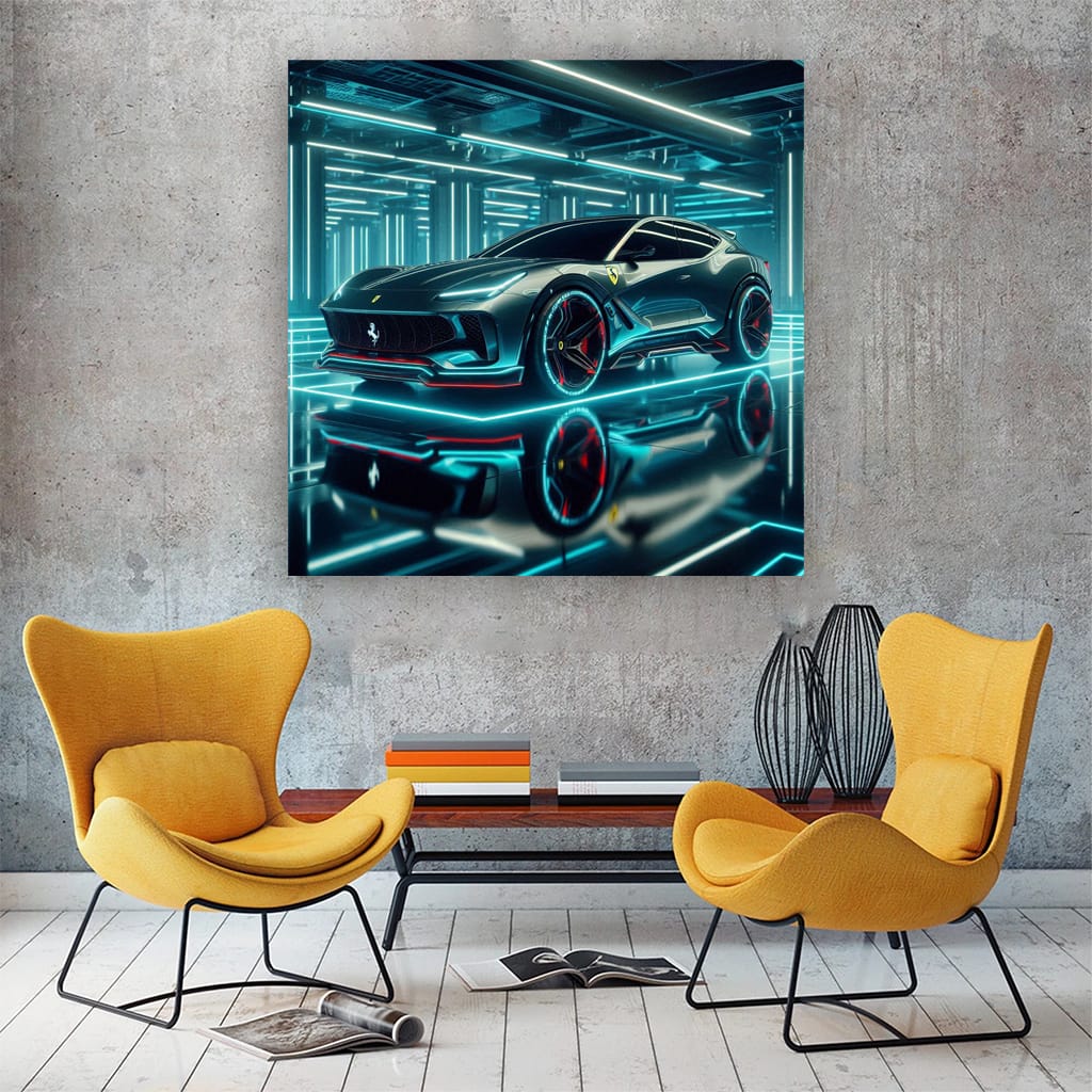 Ferrari Purosangue Ne Wall Art