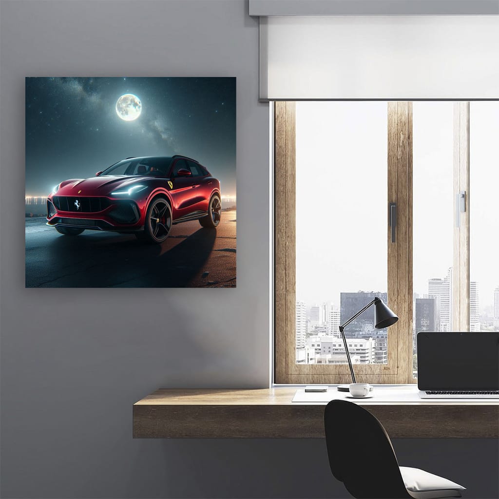 Ferrari Purosangue Nig Wall Art