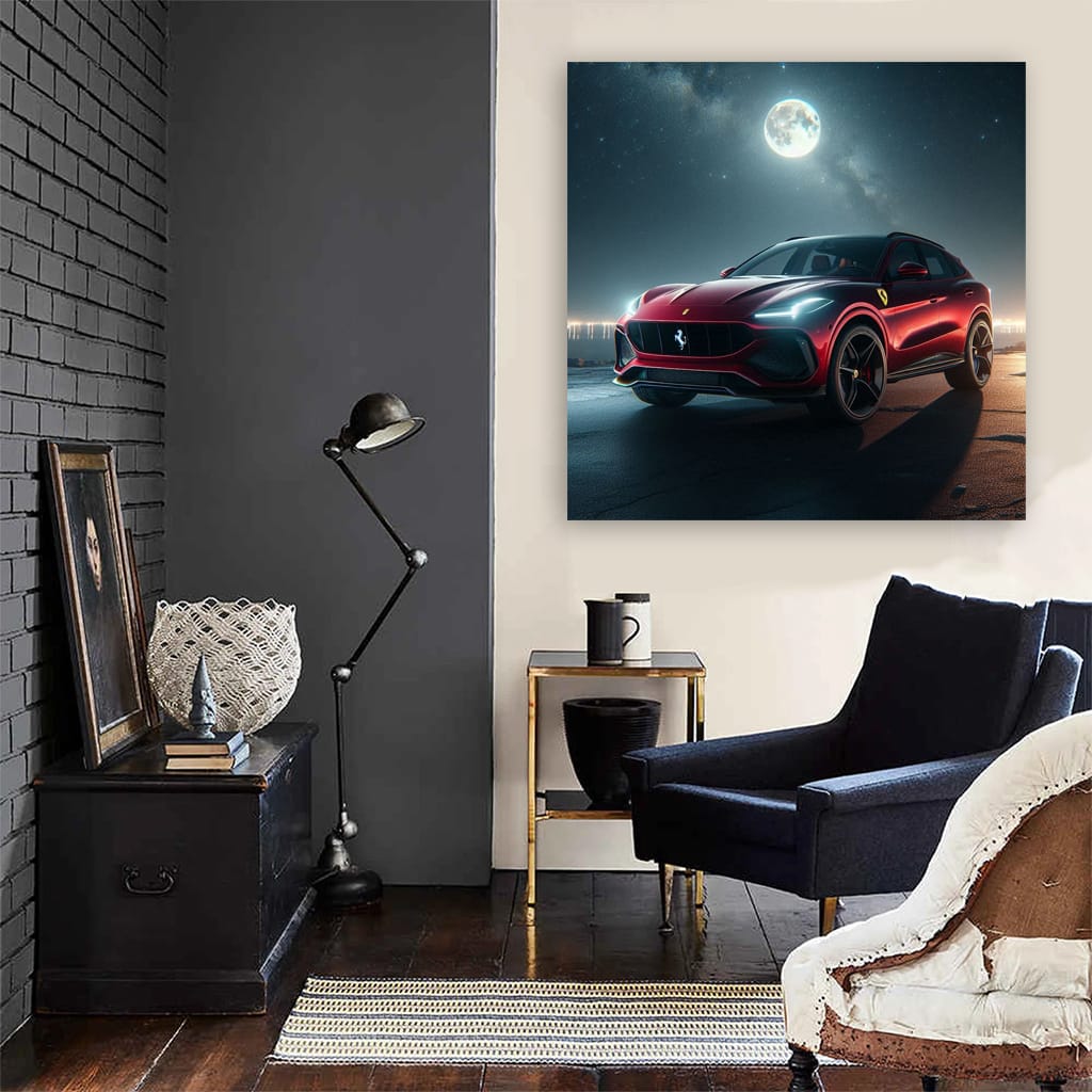 Ferrari Purosangue Nig Wall Art