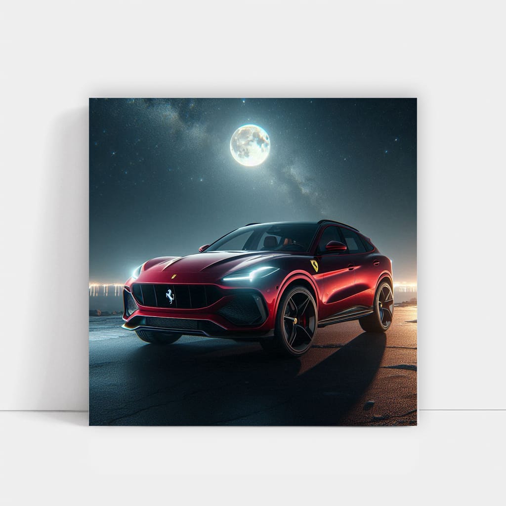 Ferrari Purosangue Nig Wall Art