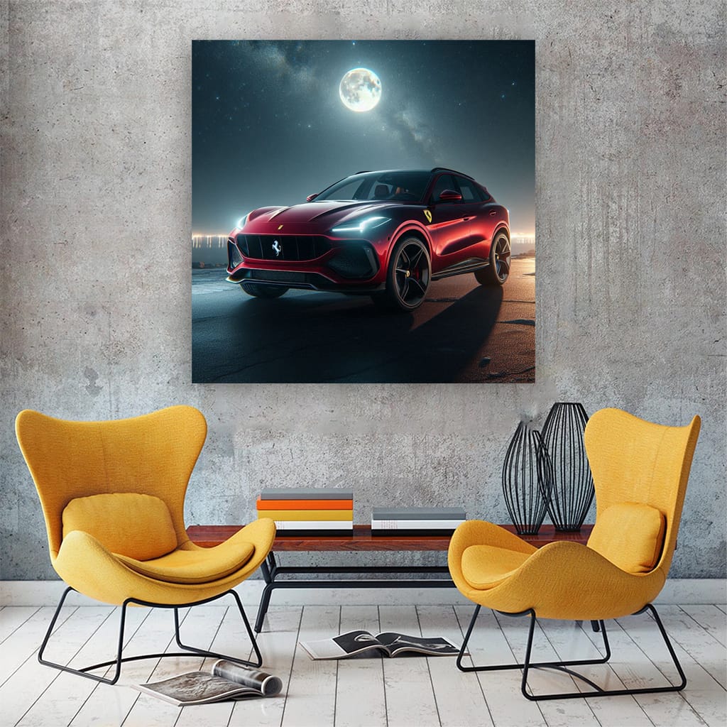 Ferrari Purosangue Nig Wall Art