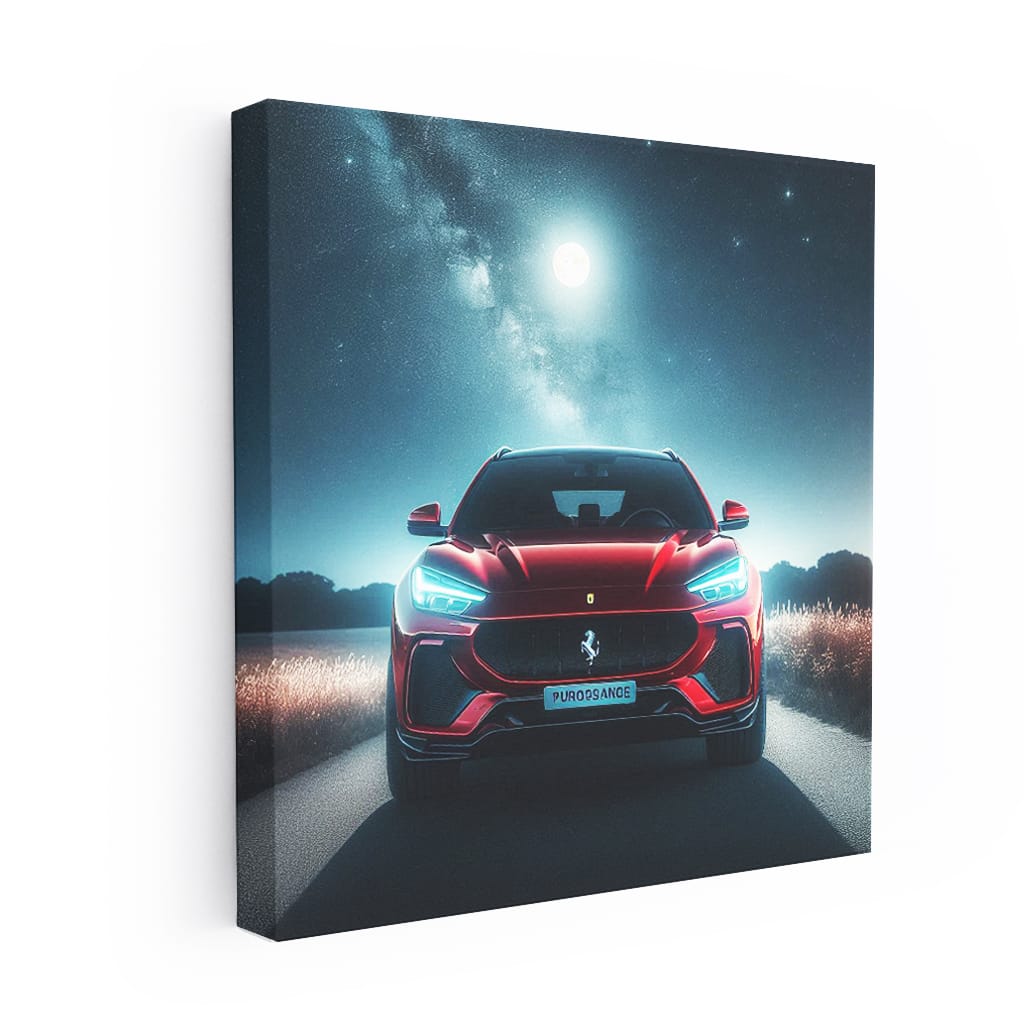 Ferrari Purosangue Night Wall Art