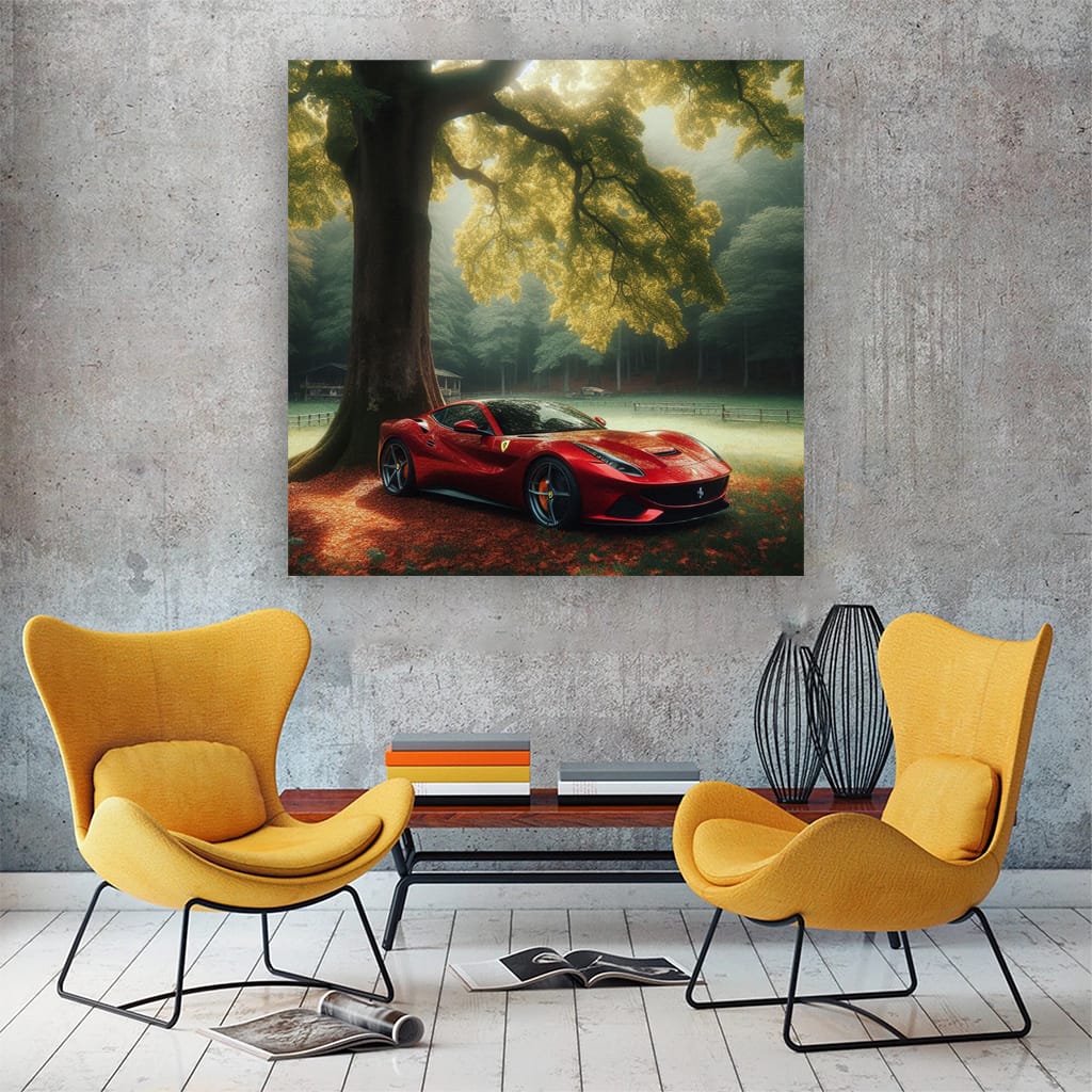 Ferrari Roma Fore Wall Art