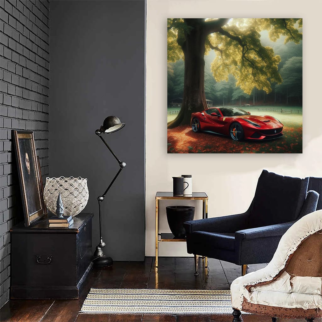 Ferrari Roma Fore Wall Art