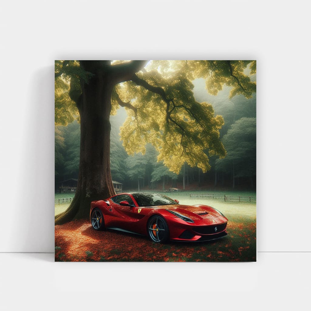 Ferrari Roma in Forest - Elegance Meets Performance