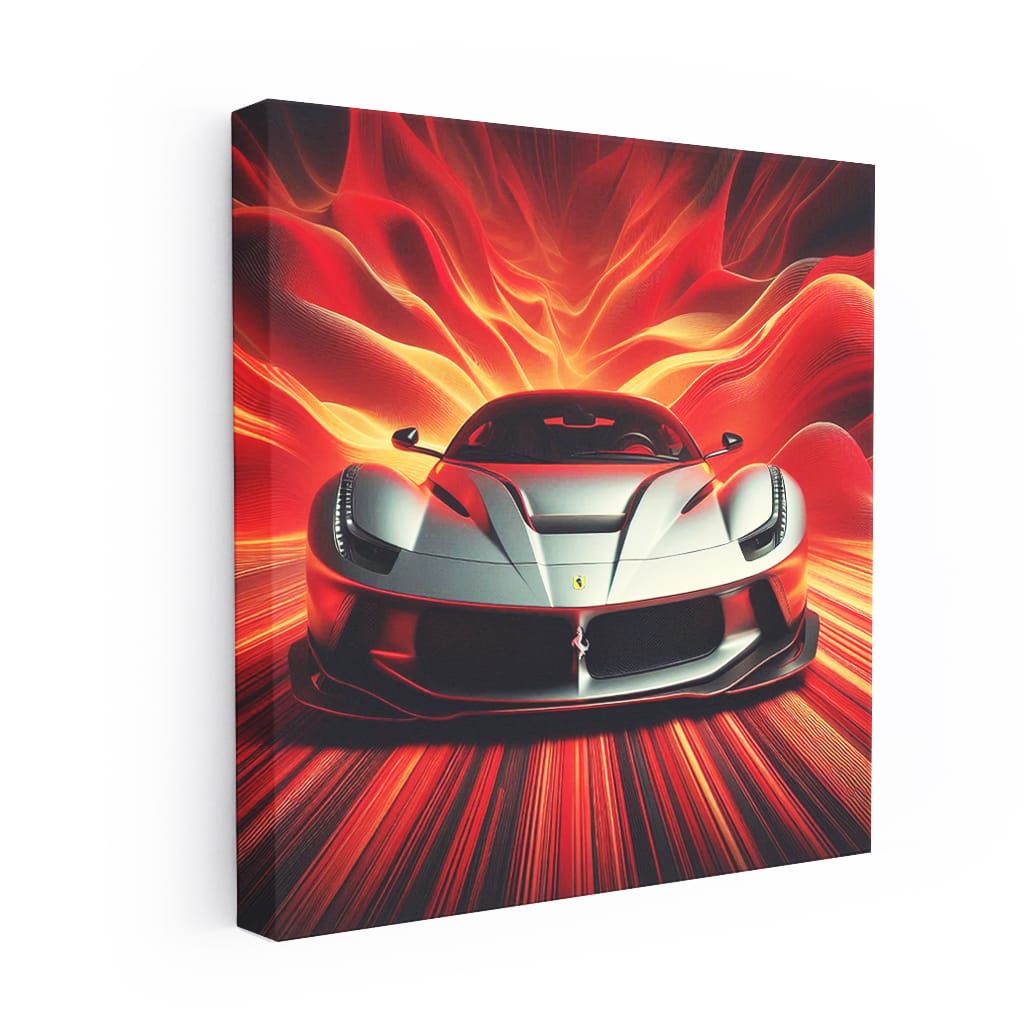 Ferrari Sf90 Stradale Absctra Wall Art