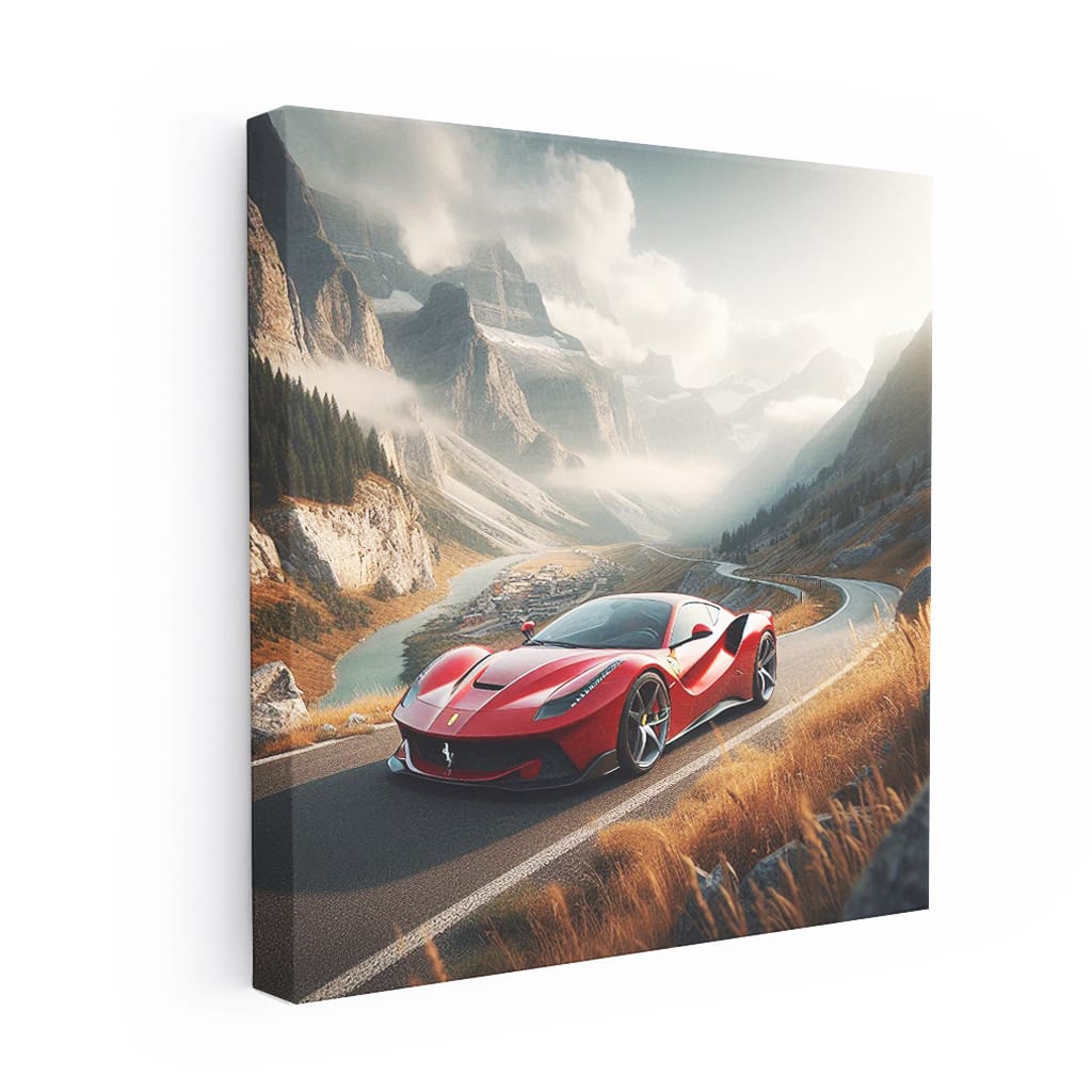 Ferrari Sf90 Stradale Mounta Wall Art