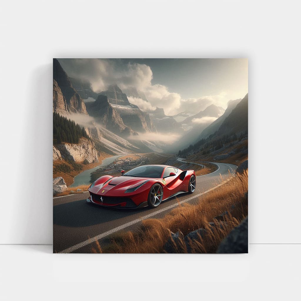 Ferrari Sf90 Stradale Mounta Wall Art