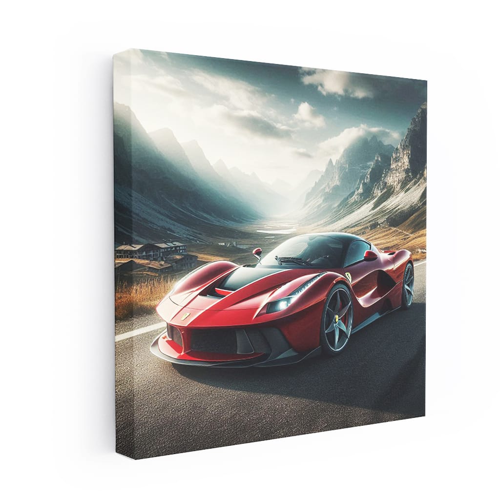 Ferrari Sf90 Stradale Mountain Wall Art