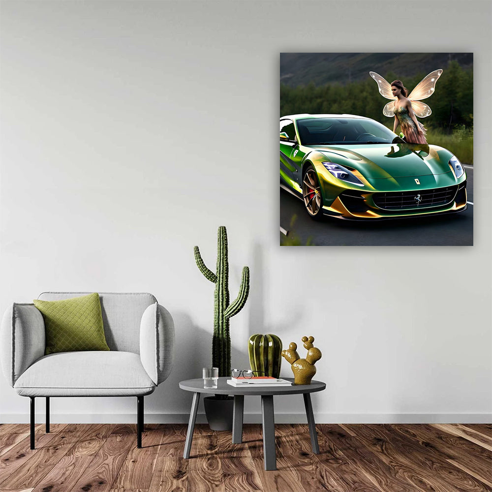 Green Ferrari 812 Superfast - Epitome of Italian Speed