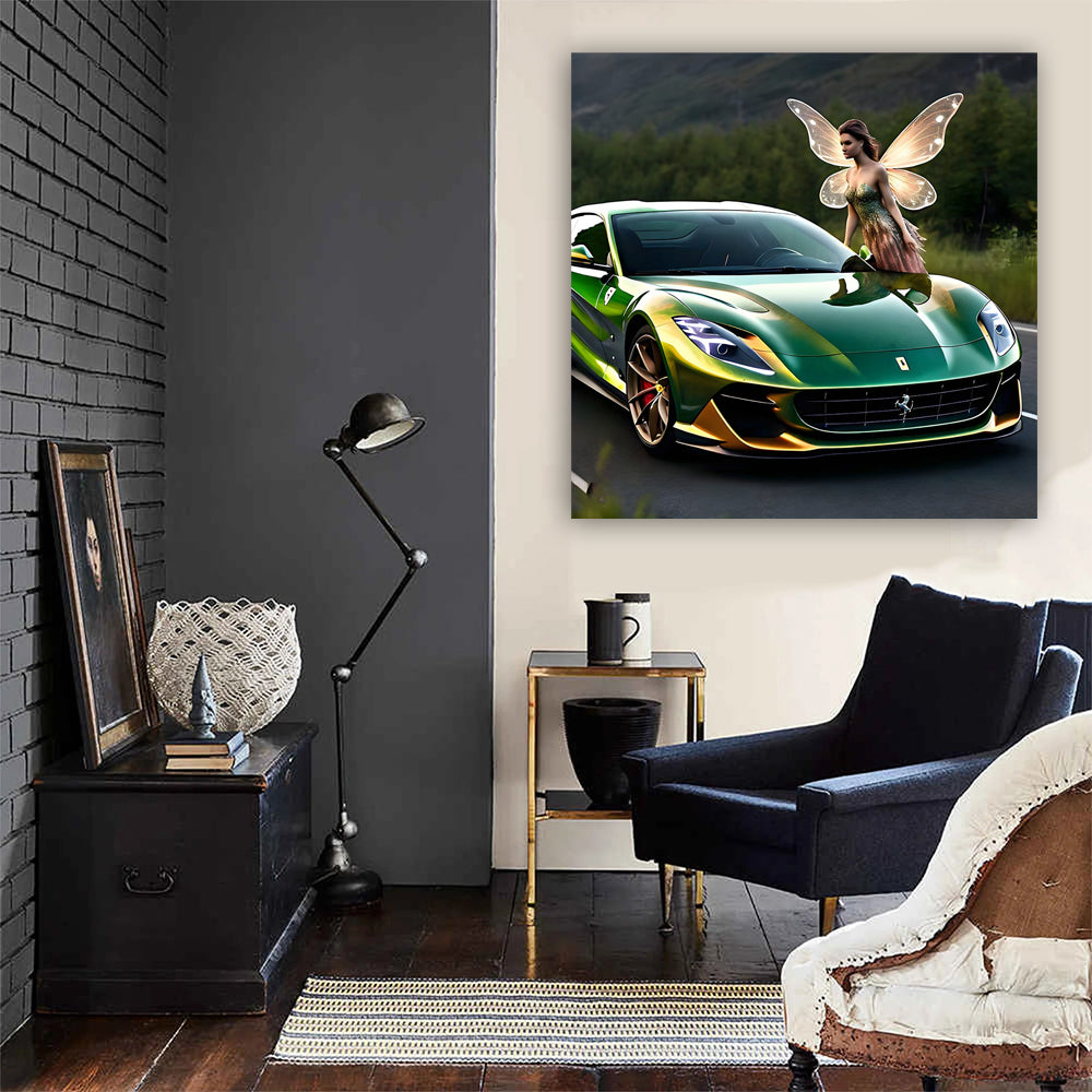 Green Ferrari 812 Superfast - Epitome of Italian Speed