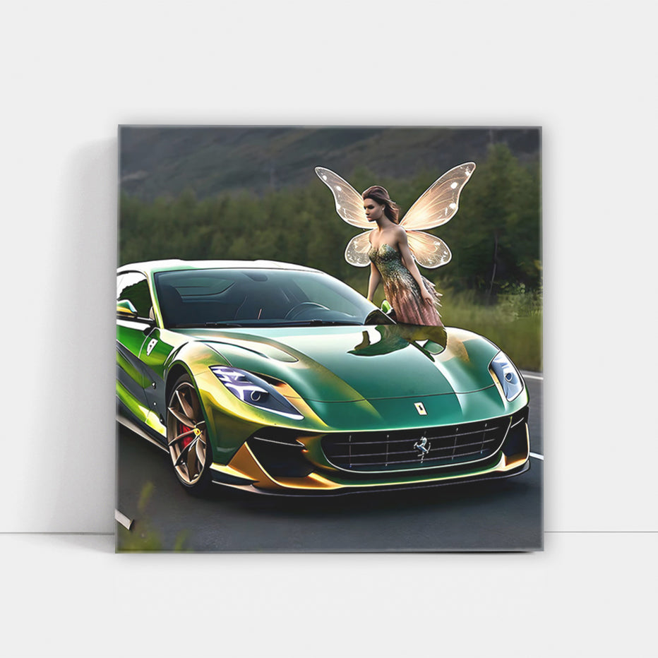 Green Ferrari 812 Superfast - Epitome of Italian Speed