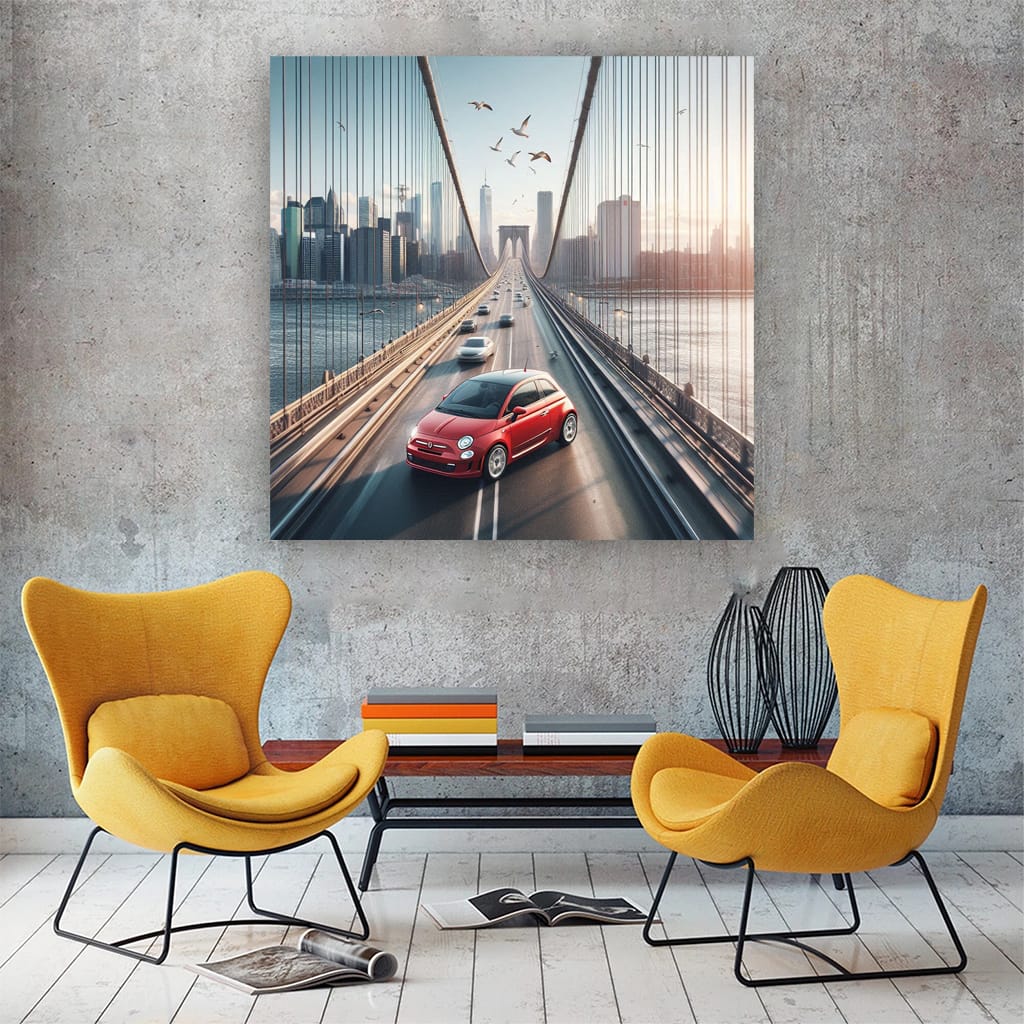 Fiat Bridge Wall Art