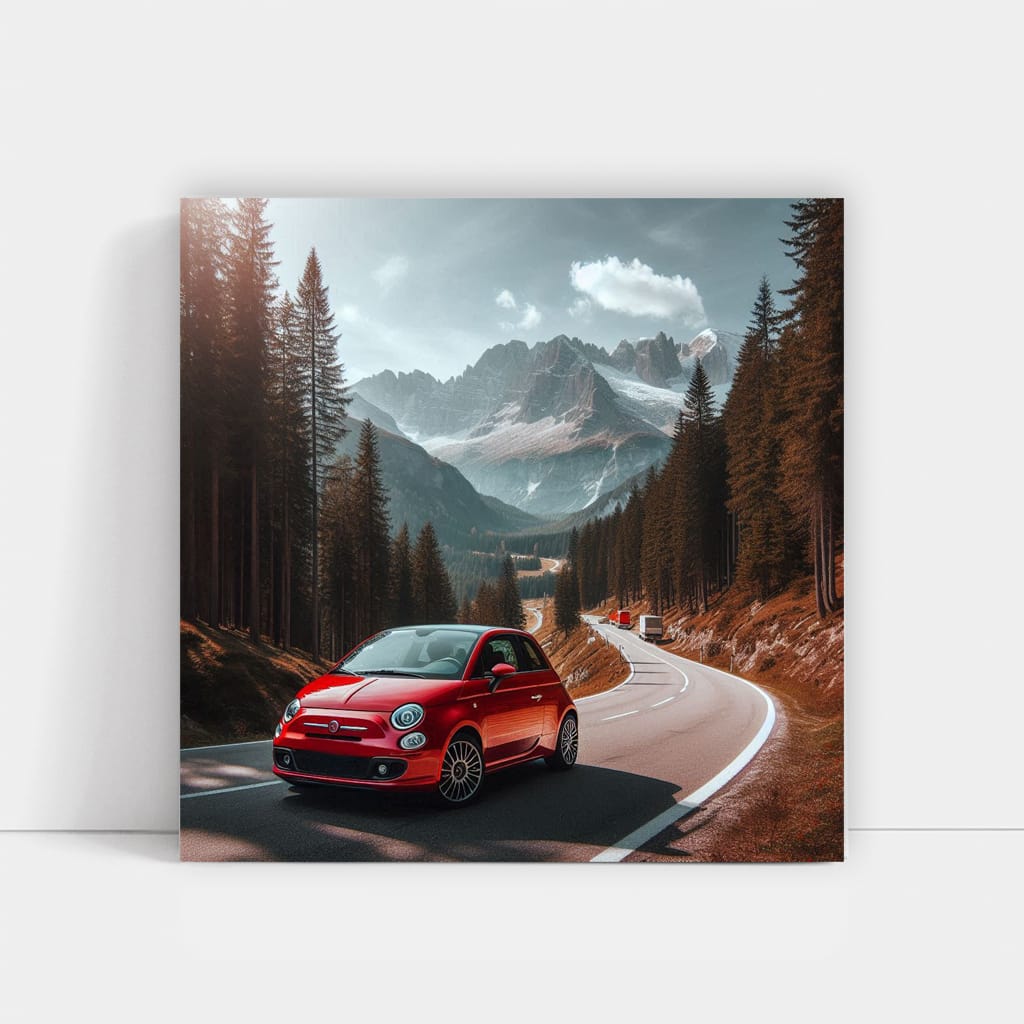 Fiat Mountain Wall Art