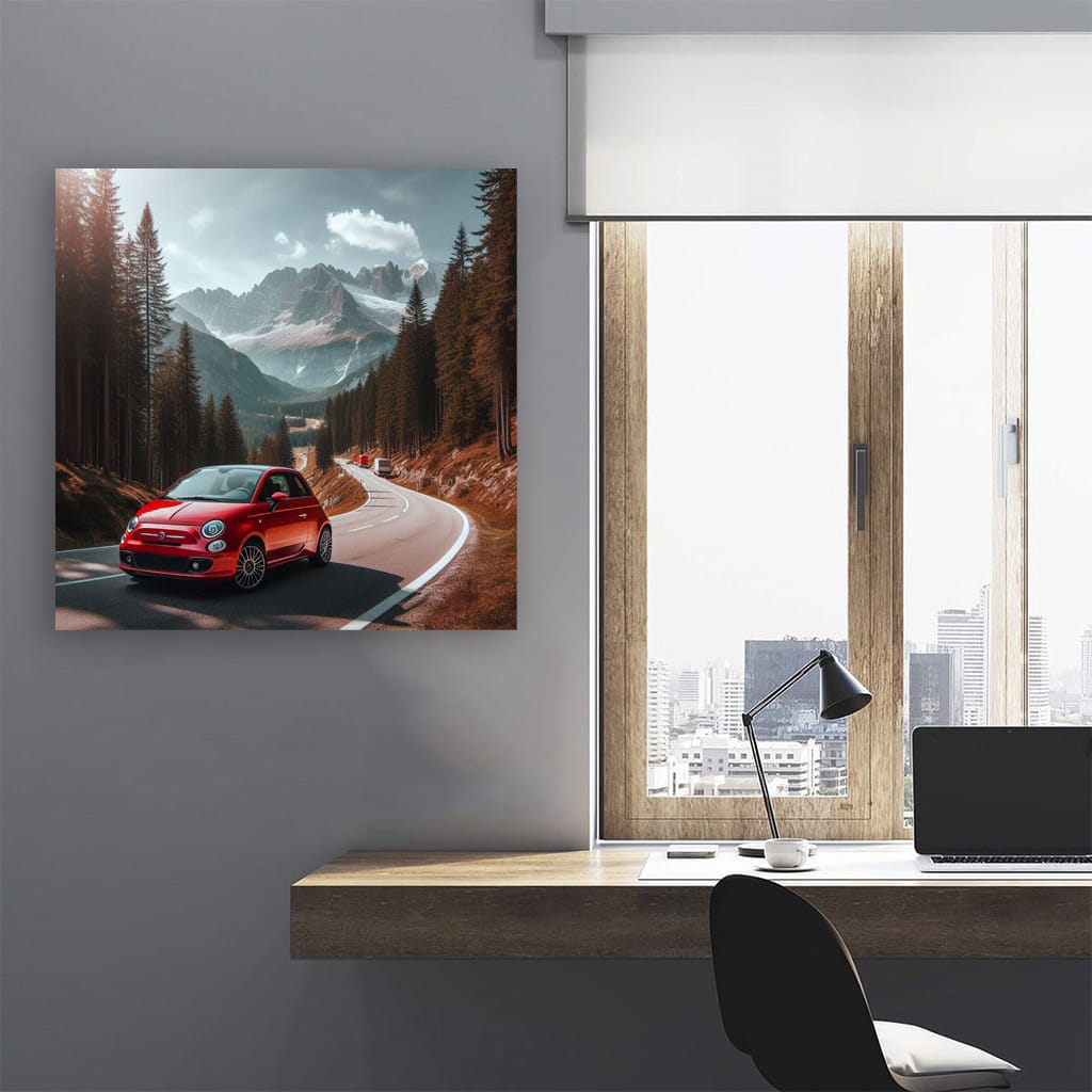 Fiat Mountain Wall Art