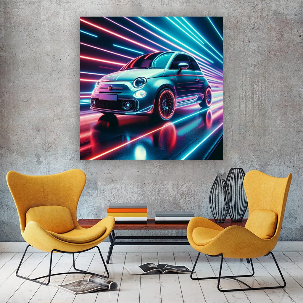 Fiat Neon Wall Art