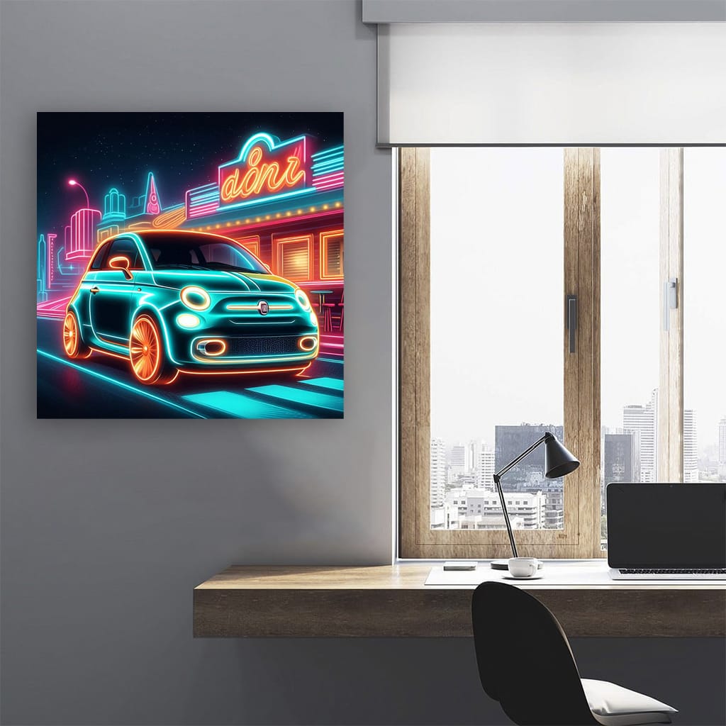 Fiat New Neon Wall Art