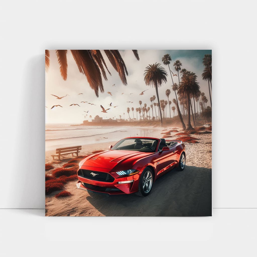 Fresh Ford Mustang by Beach - Classic Icon