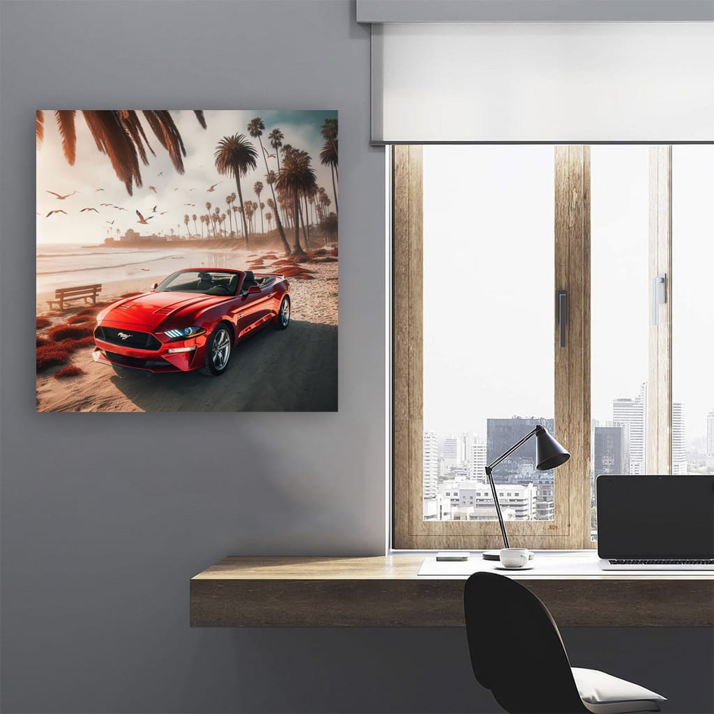 Fresh Ford Mustang by Beach - Classic Icon