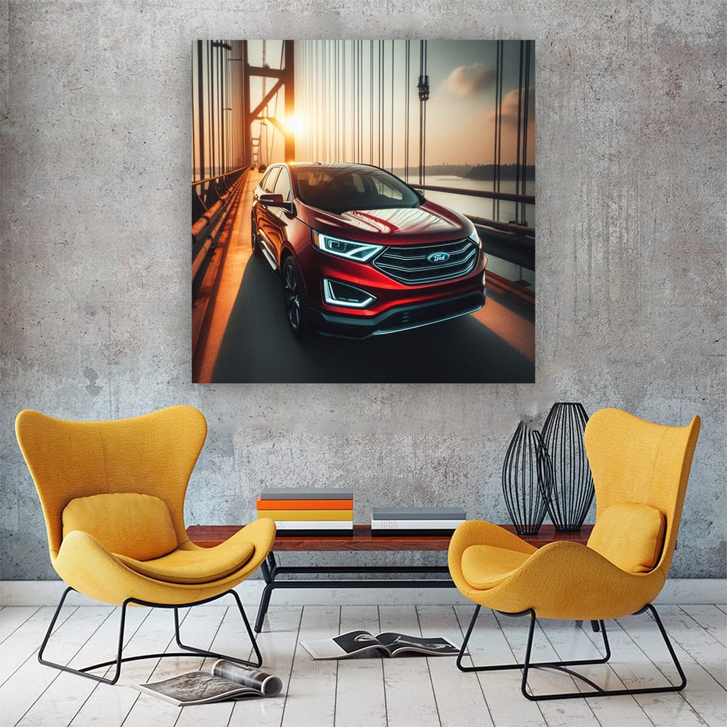Ford Edge SUV Bridge Adventure - Sleek and Stylish