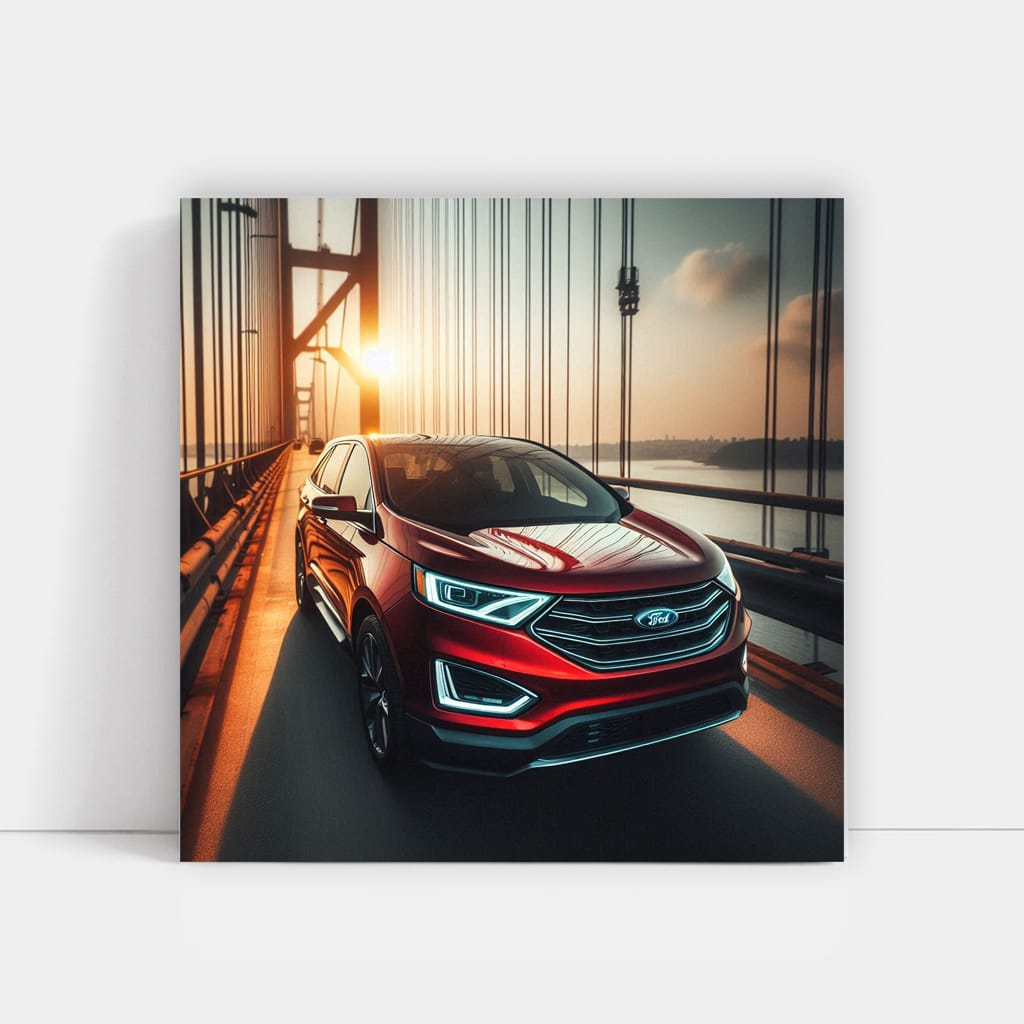 Ford Edge SUV Bridge Adventure - Sleek and Stylish