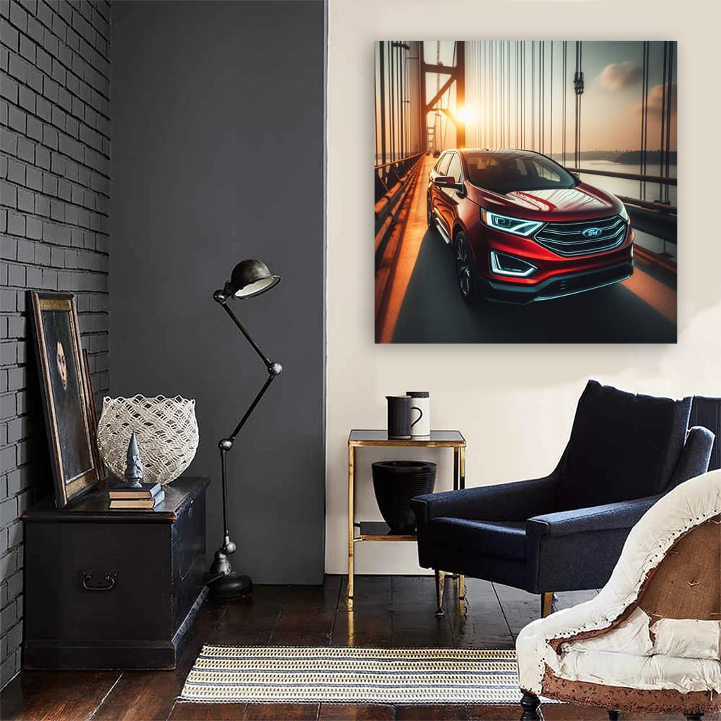 Ford Edge SUV Bridge Adventure - Sleek and Stylish
