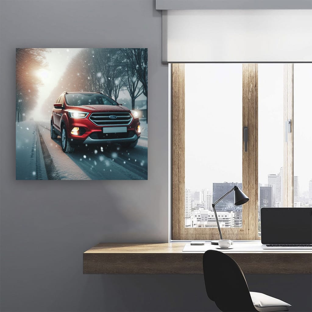 Ford Escape in Snowfall - Versatile 2 SUV for All Terrains