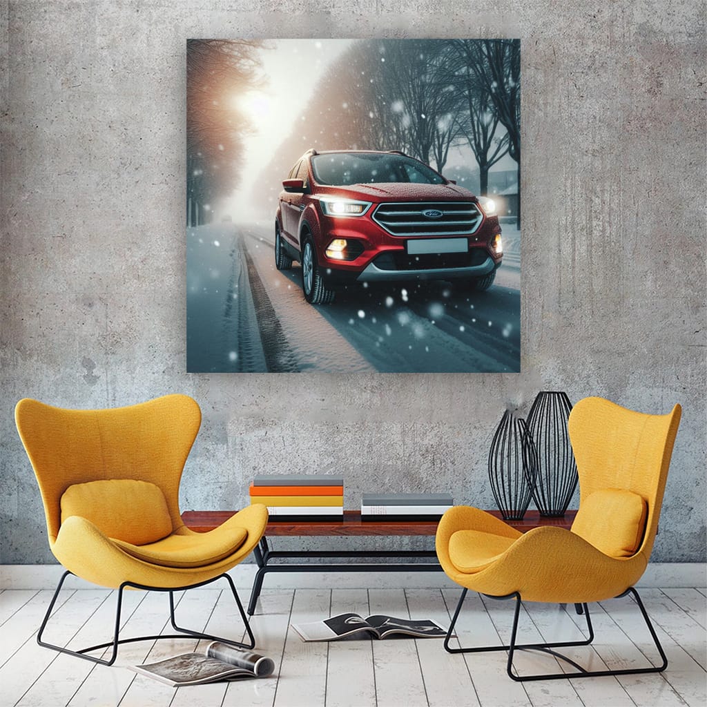 Ford Escape in Snowfall - Versatile 2 SUV for All Terrains