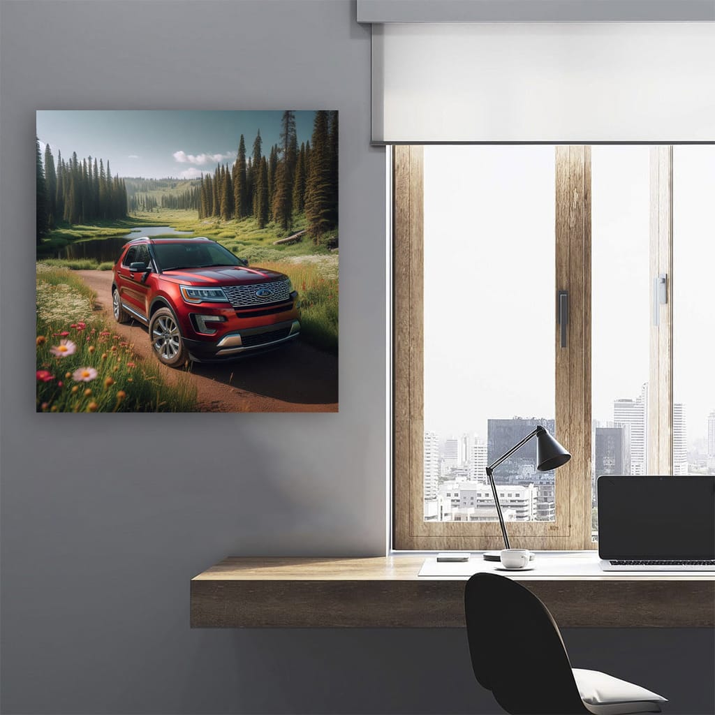 Ford Explorer SUV in National Park - Adventure Ready
