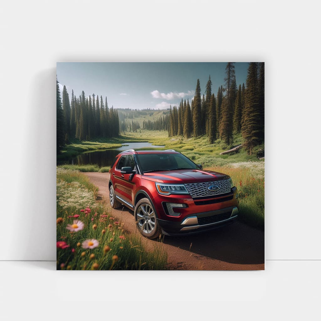 Ford Explorer SUV in National Park - Adventure Ready
