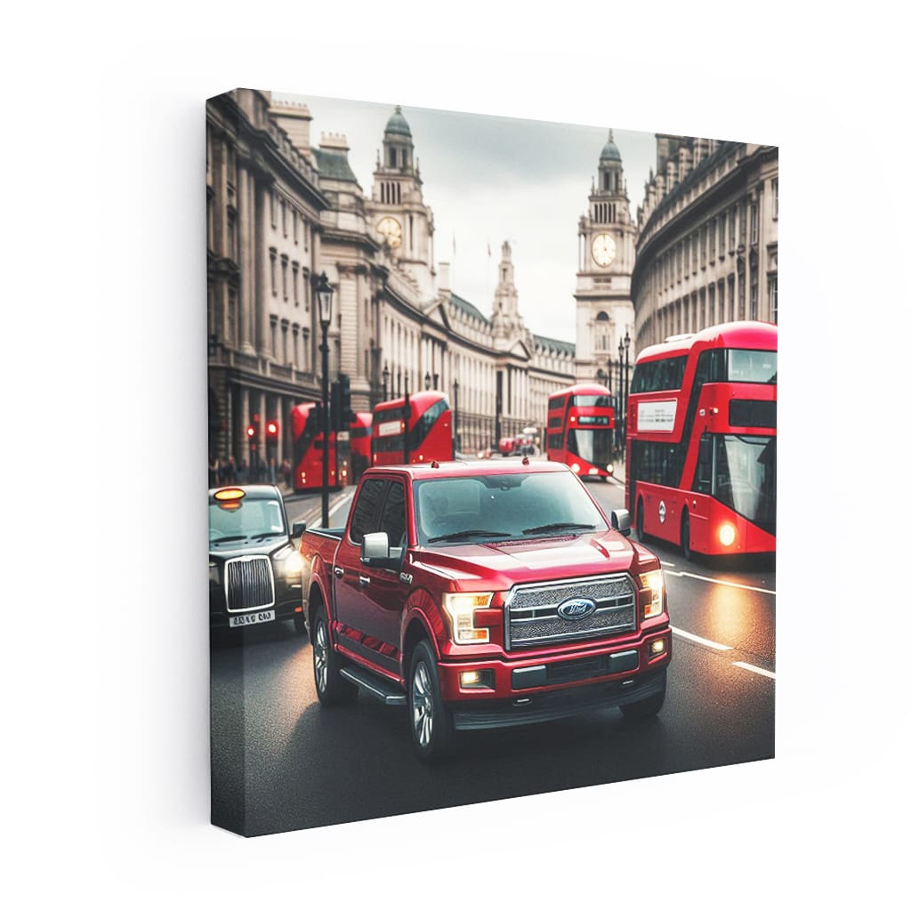 Ford F150 Lond Wall Art