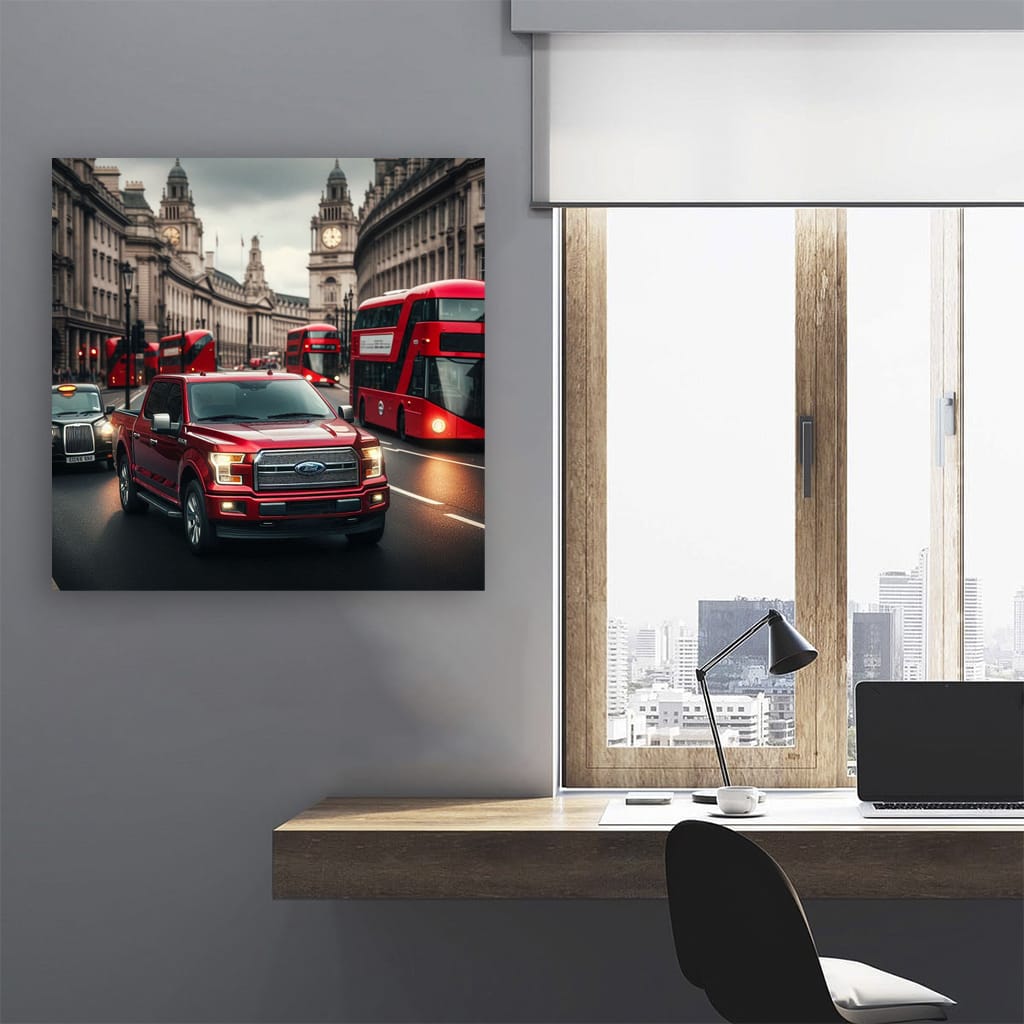 Ford F150 Lond Wall Art