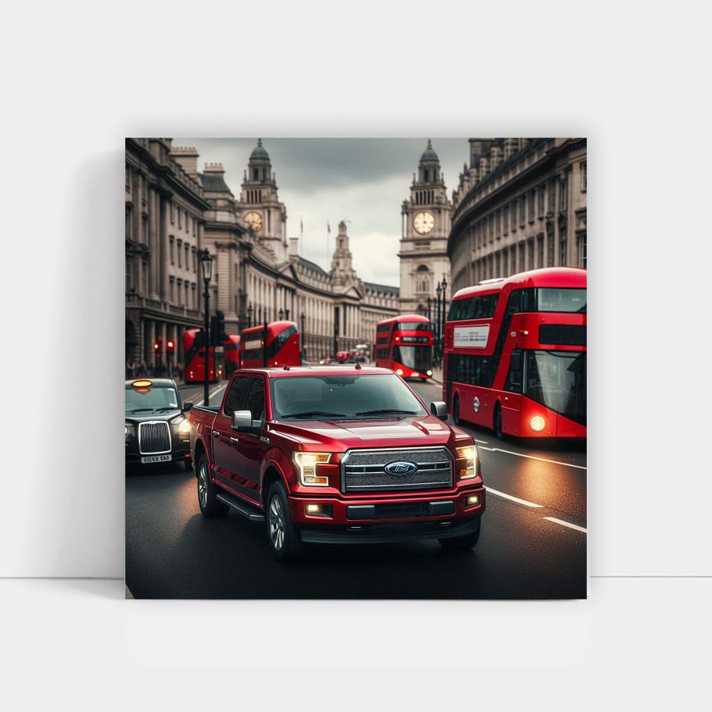 Ford F150 Lond Wall Art