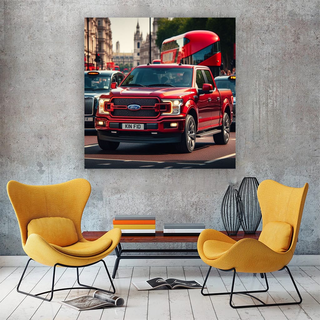 Ford F150 London Wall Art