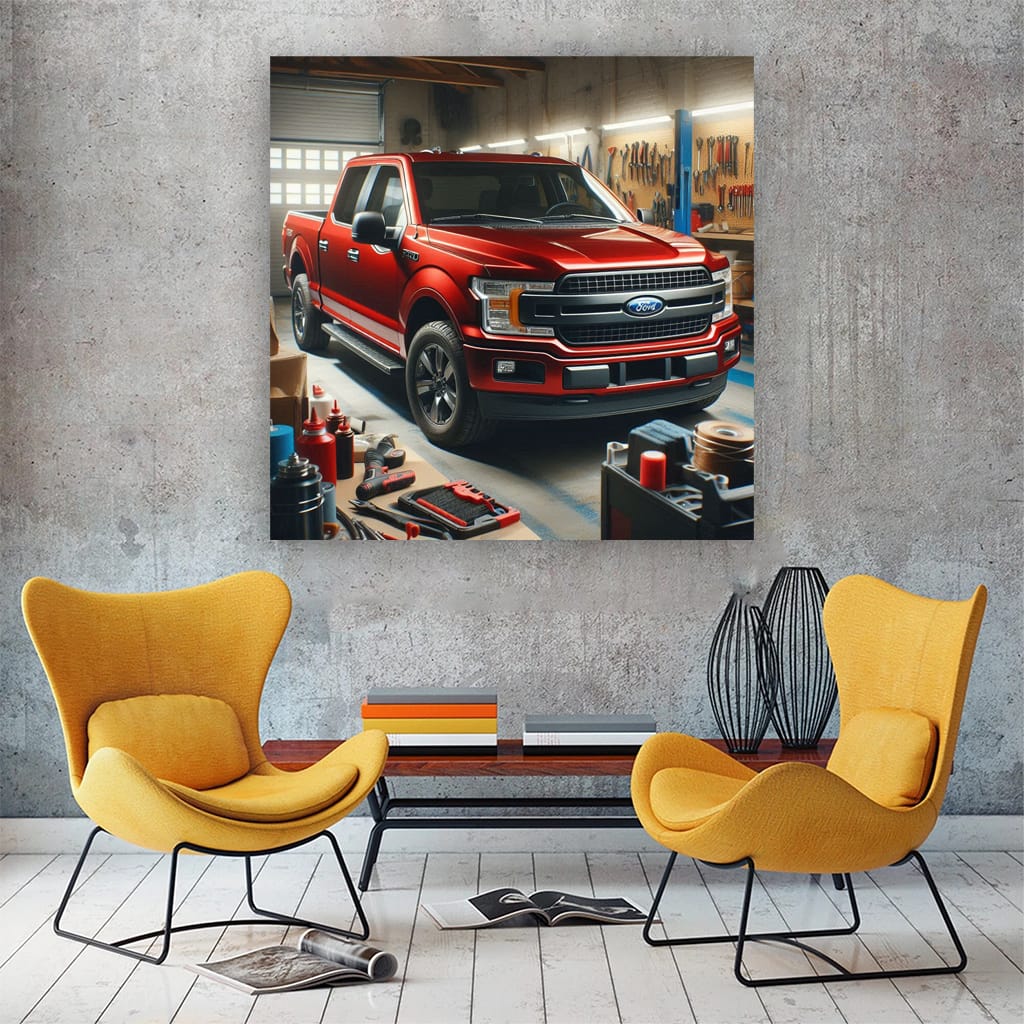 Ford F150 Paint Wall Art